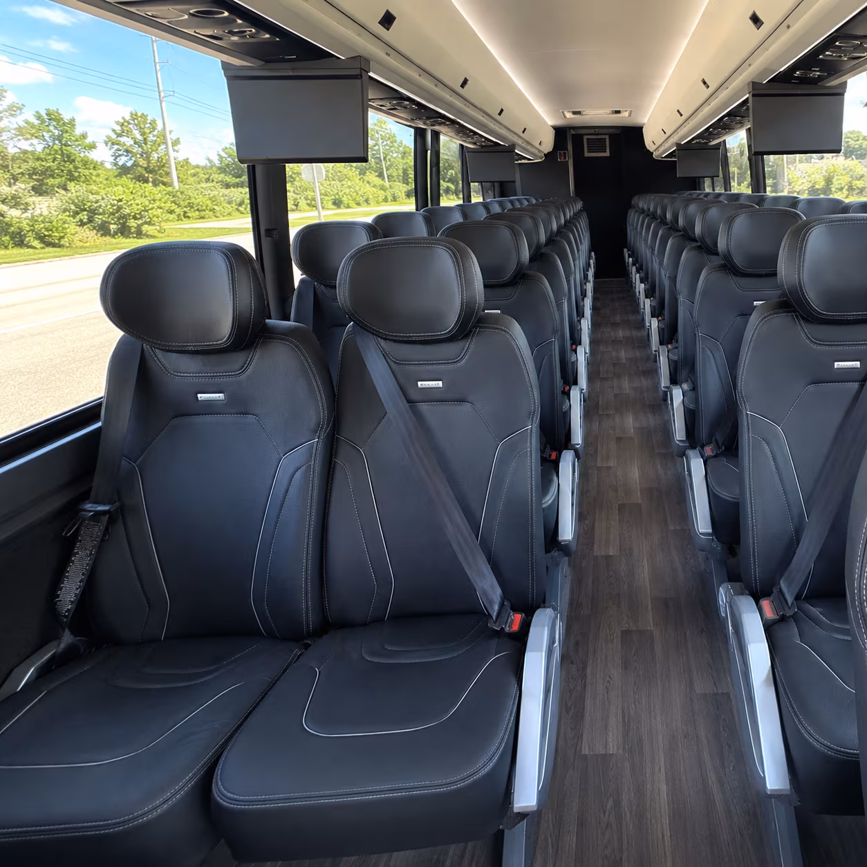 charter buses for corporate staff transfers on the i 595 corridor