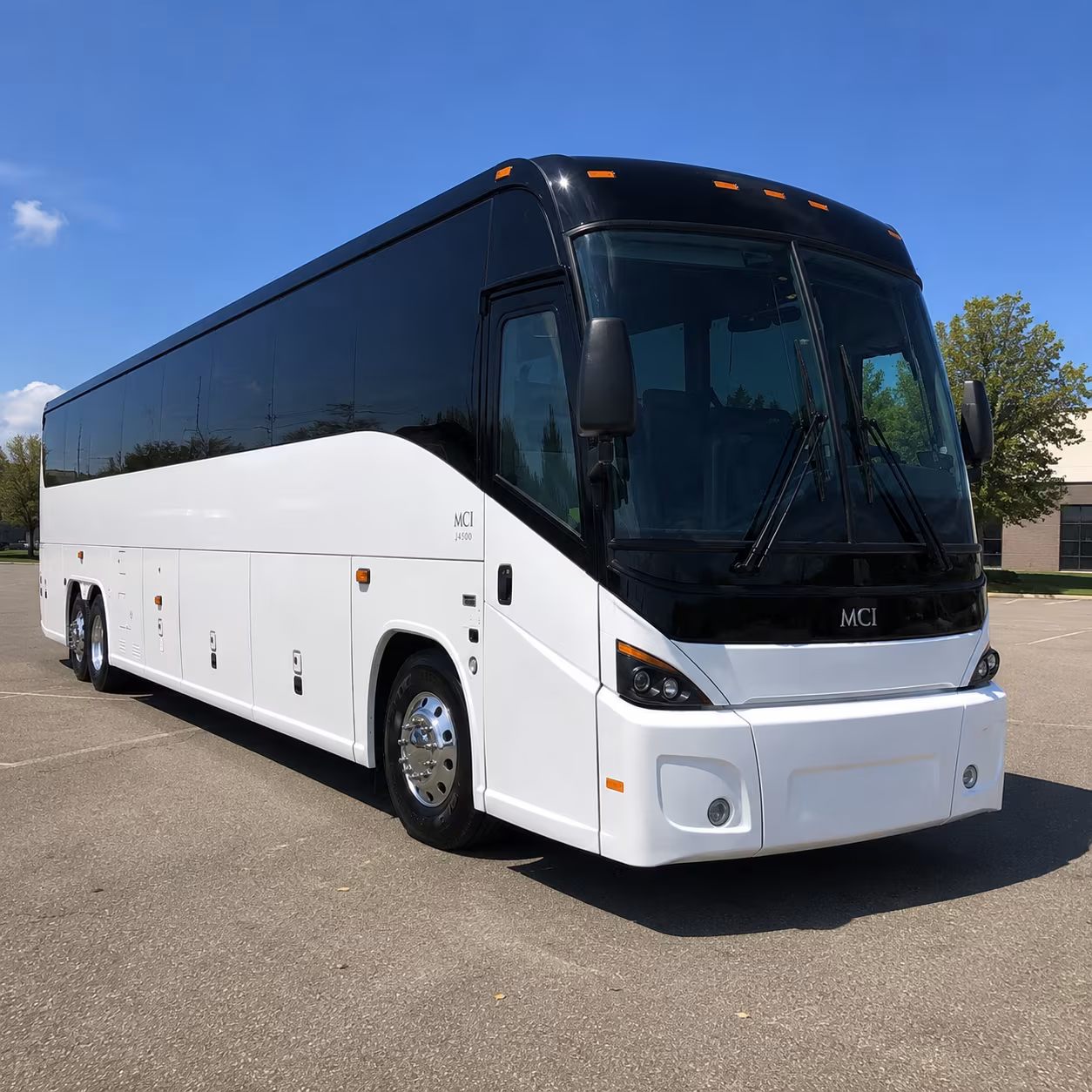 sunrise 45 passenger charter bus