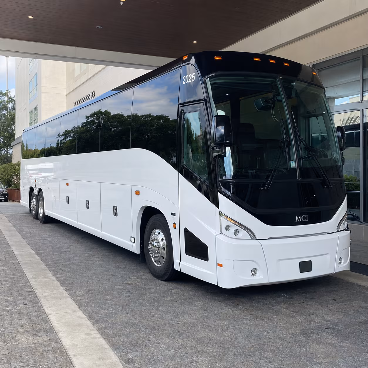 sunrise 54 passenger charter bus