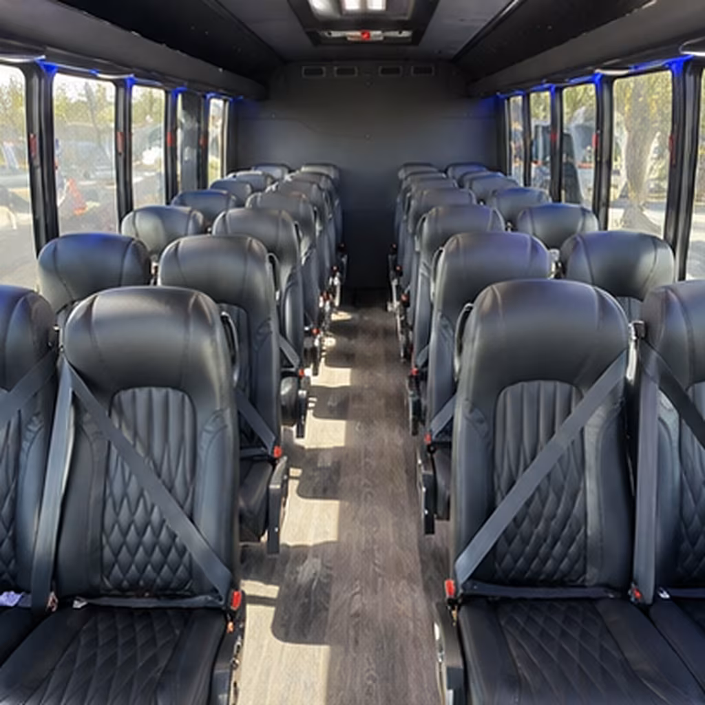 sunrise event transportation onboard seating