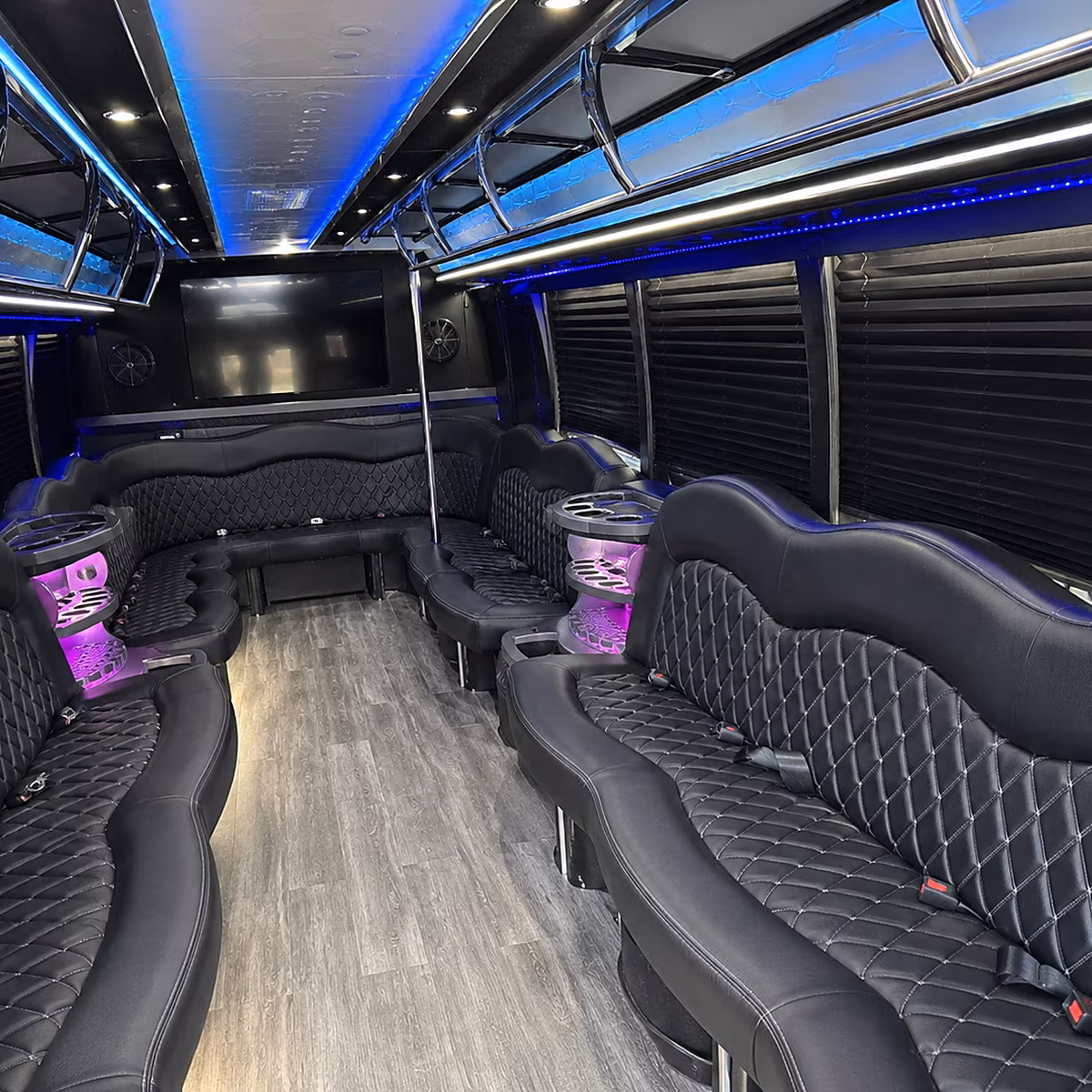 sunrise quinceanera sweet 16 party bus rental