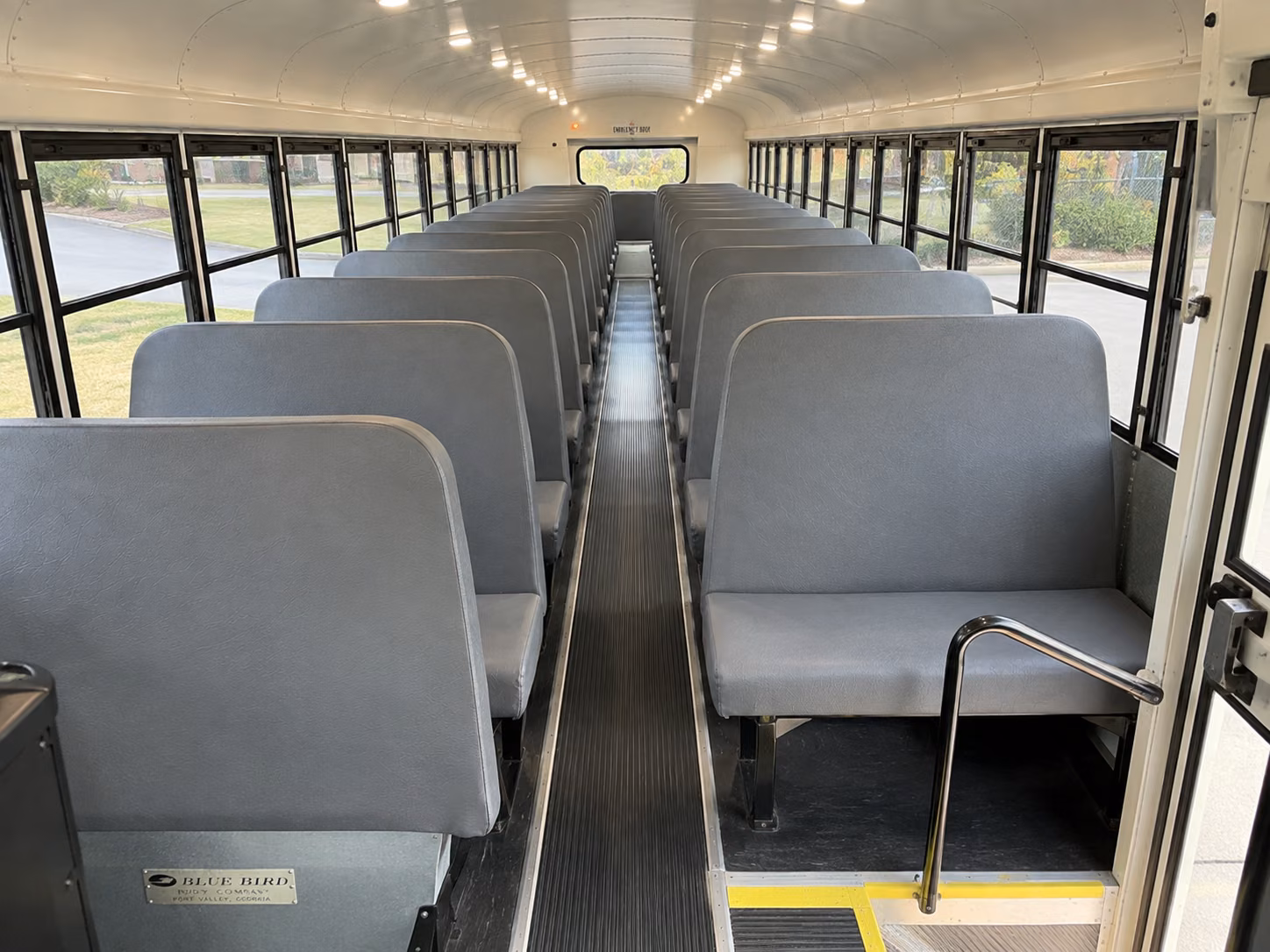 sunrise school bus interior