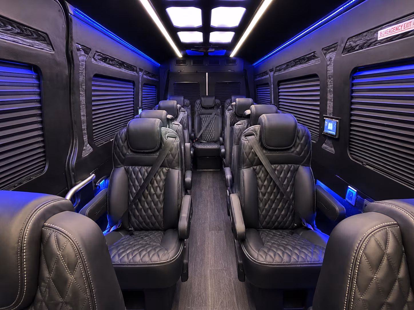 sunrise sprinter van with driver interior