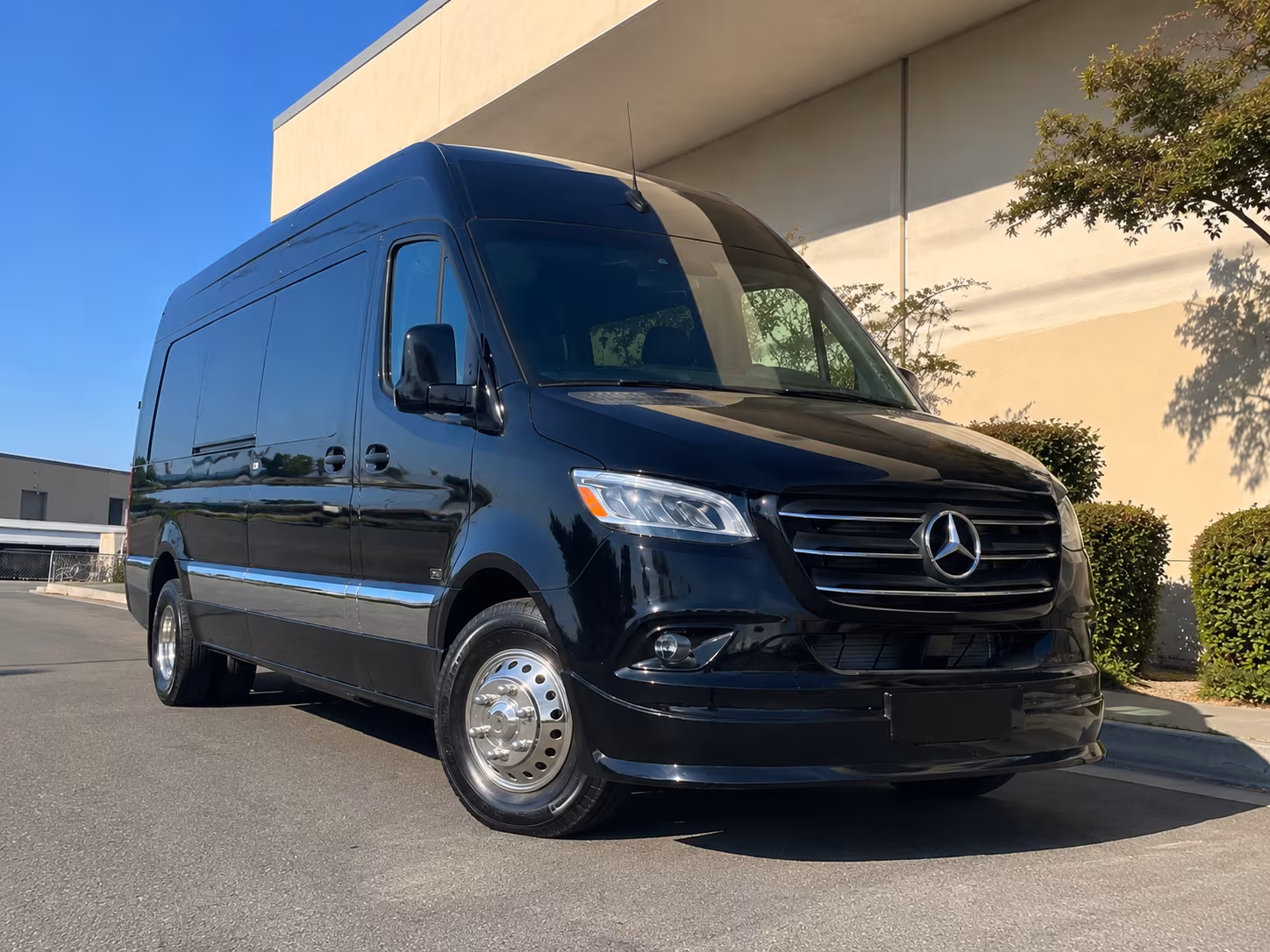 sunrise sprinter van with driver