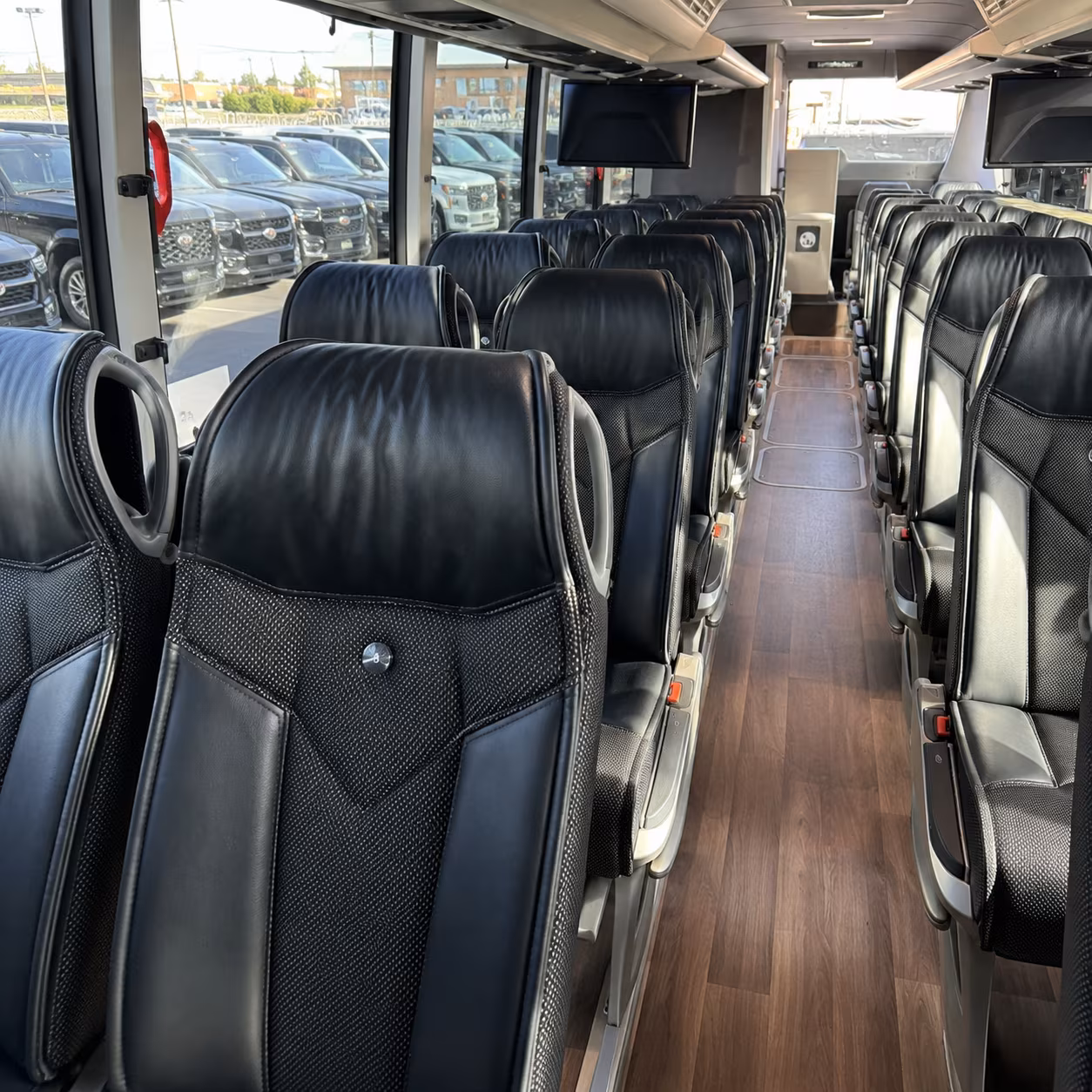 sunrise wedding charter bus rental